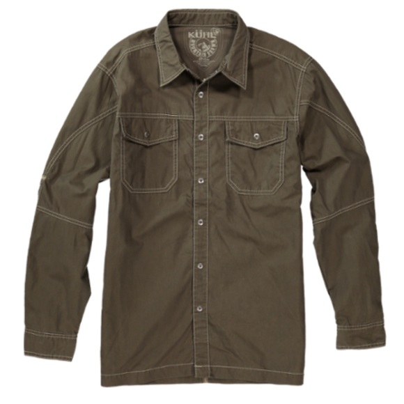 Kuhl Other - KUHL FlakJak shirt Jacket Long Sleeve Button Down Shirt Brown Size Large